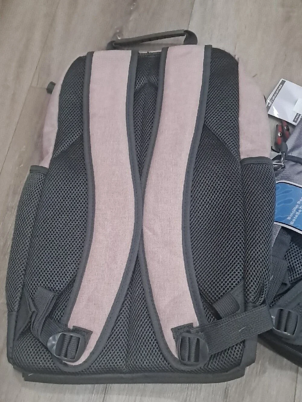 Eastsport Men's Backpack - Gray and Pink